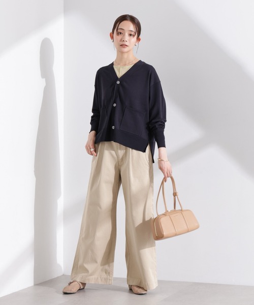 NANO universe（ナノユニバース）の「洗濯機洗い可UVカット接触冷感Vネックカーディガン（カーディガン/ボレロ・レディース・レッド/ダークネイビー/グレー系その他4・FREE）」の16枚目の写真