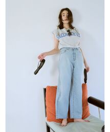 Ungrid | ルーズフィットテーパードデニム(デニムパンツ)