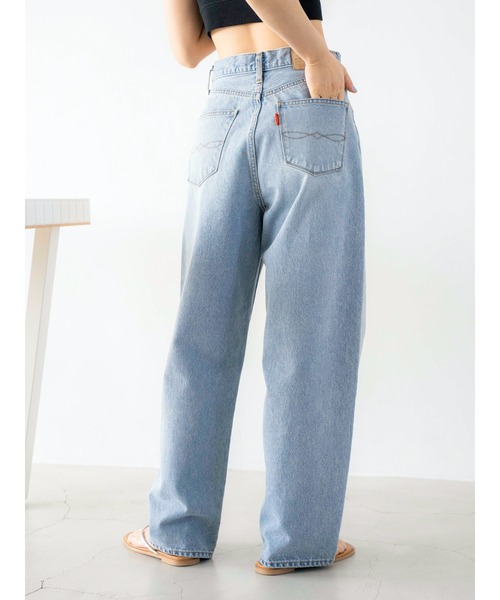 女性が喜ぶ♪ ルーズフィットテーパードデニム（デニムパンツ）｜Ungrid（アン パンツ