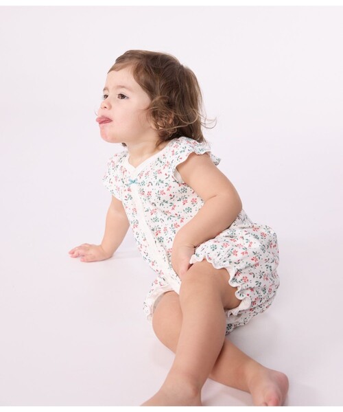 7枚セット　プチバトー　ロンパース　12m 74cm PETIT BATEAU プチバトー ロンパース 12m 74㎝ - メルカリ