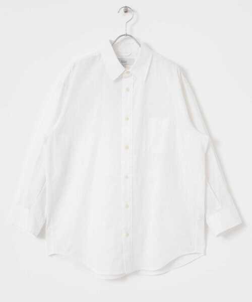 URBAN RESEARCH ROSSO MEN（アーバンリサーチロッソメン）の「『XLサイズあり』リラックスコットンリネン7分袖シャツ（シャツ/ブラウス・メンズ・ブルー/ネイビー/ベージュ/ブルー系その他/ホワイト/ベージュ系その他・SMALL/MEDIUM/LARGE/X-LARGE）」の10枚目の写真