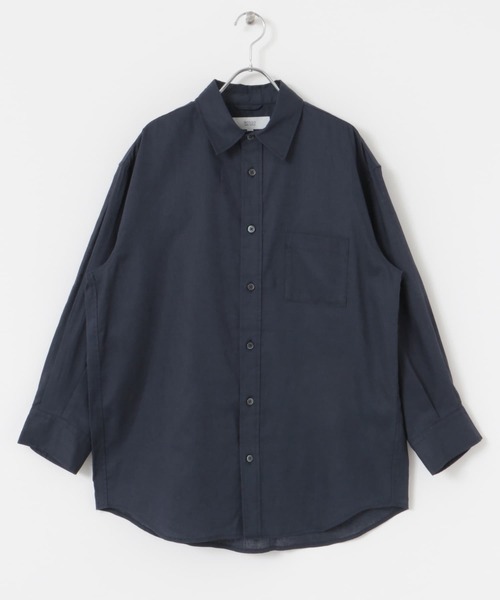 URBAN RESEARCH ROSSO MEN（アーバンリサーチロッソメン）の「『XLサイズあり』リラックスコットンリネン7分袖シャツ（シャツ/ブラウス・メンズ・ブルー/ネイビー/ベージュ/ブルー系その他/ホワイト/ベージュ系その他・SMALL/MEDIUM/LARGE/X-LARGE）」の16枚目の写真