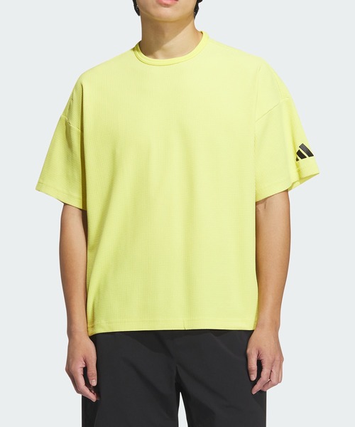 セール】ルーズフィット ワッフルファブリック 半袖Tシャツ