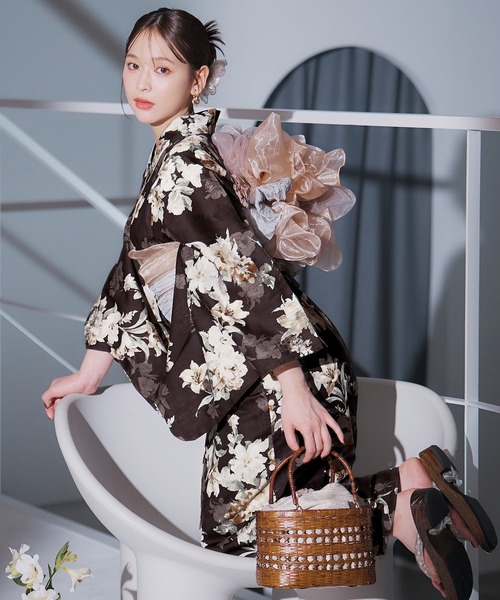浴衣　ブラウンパープルリリー 92731628b_17_d_500.jpg