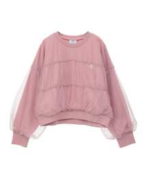 CONVERSE TOKYO | SHIRRING TULLE DOCKING SWEAT(スウェット)