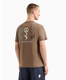 EMPORIO ARMANI | 【エンポリオ アルマーニ】ASV Peaceカプセルコレクション Tシャツ ジャージー オーバーサイズプリント(Tシャツ/カットソー)