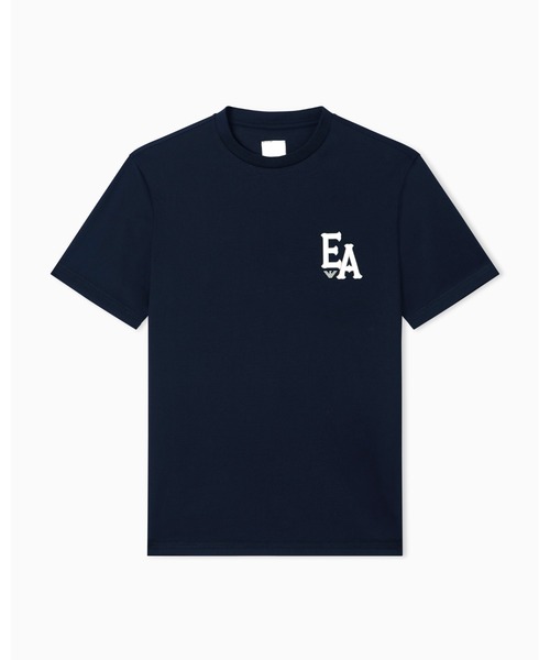 EMPORIO ARMANI(エンポリオアルマーニ)の「【エンポリオ アルマーニ】ASV Eagle Club Tシャツ オーガニックジャージー プリント(Tシャツ/カットソー・メンズ・ブラウン/ミント/ホワイト/ネイビー×ホワイト・LARGE/MEDIUM/SMALL/X-LARGE/X-SMALL/XX-LARGE)」の11枚目の写真