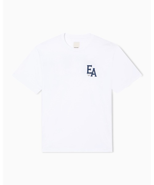 EMPORIO ARMANI(エンポリオアルマーニ)の「【エンポリオ アルマーニ】ASV Eagle Club Tシャツ オーガニックジャージー プリント(Tシャツ/カットソー・メンズ・ブラウン/ミント/ホワイト/ネイビー×ホワイト・LARGE/MEDIUM/SMALL/X-LARGE/X-SMALL/XX-LARGE)」の7枚目の写真