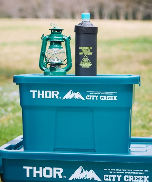 THOR x CITY CREEK 】LARGE TOTE WITH LID 22L（収納グッズ）｜niko
