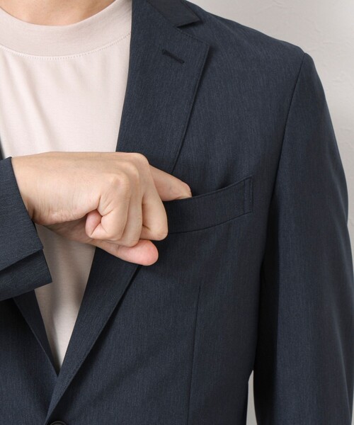 NOLLEY’S（ノーリーズ）の「《ビジカジ/セットアップ対応》TRABEST JK 25SS（テーラードジャケット・メンズ・ブルー系その他/ネイビー・M/L/S）」の4枚目の写真