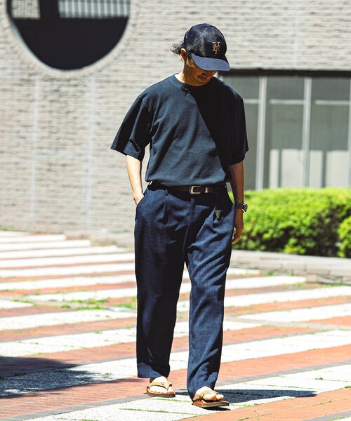 JOURNAL STANDARD relume(ジャーナルスタンダード レリューム)の「TECH CANVAS イージーパンツ(セットアップ着用可)(スラックス・メンズ・ブラック/アイボリー/クリアブルー/ライトグレー・SMALL/MEDIUM/LARGE)」の15枚目の写真