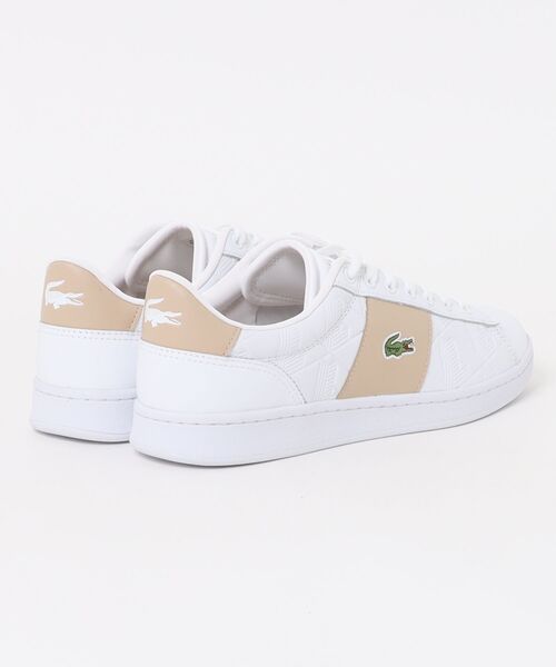 LACOSTE(ラコステ)の「LACOSTE ラコステ CARNABY SET 1252 APAC SMA【本革】メンズレザースニーカー(カーナビーセット1252APACSMA)(スニーカー・メンズ・ベージュ系その他3/ホワイト系その他・25.5cm/26.0cm/26.5cm/27.0cm/28.0cm)」の3枚目の写真
