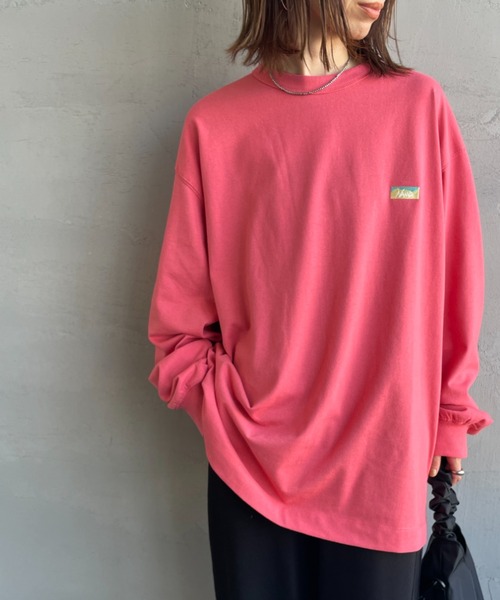 田舎坊主さま専用　ナンガ　フリークスストア別注　ロングスリーブTシャツ 別注』BASQUIAT×SENSE OF PLACE ロゴロングスリーブTシャツ[AA46