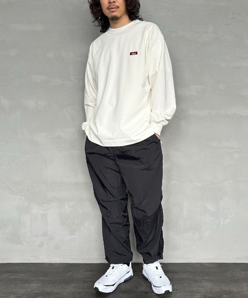 NANGA（ナンガ）の「[NANGA/ナンガ] ワンポイントボックスロゴ ロングスリーブTシャツ（Tシャツ/カットソー・レディース・ホワイト/ピンク/ブラック/ネイビー・M/L/S）」の8枚目の写真