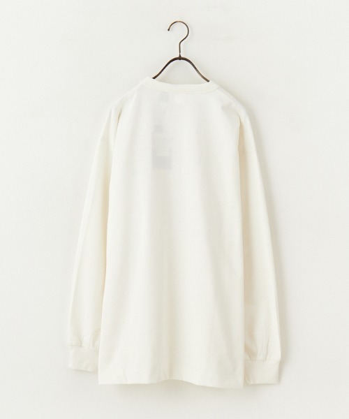 NANGA/ナンガ] ワンポイントボックスロゴ ロングスリーブTシャツ（T