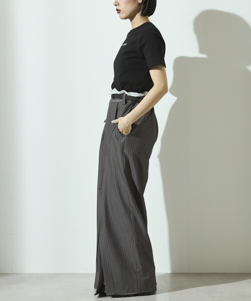 PETIT BATEAU（プチバトー）の「PETIT BATEAU × Firsthand/プチバトー 別注ロゴ クルーネックTEE / ワンポイントミニロゴTシャツ（Tシャツ/カットソー・レディース・ホワイト/その他/ブラック・S/M）」の22枚目の写真