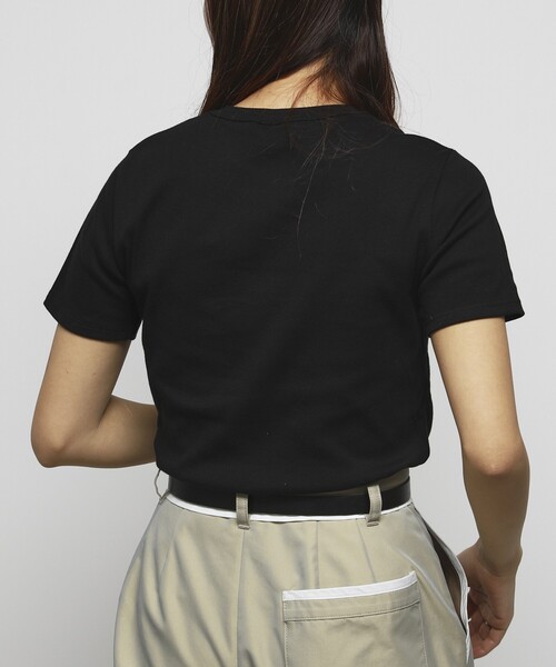 PETIT BATEAU × Firsthand/プチバトー 別注ロゴ クルーネックTEE