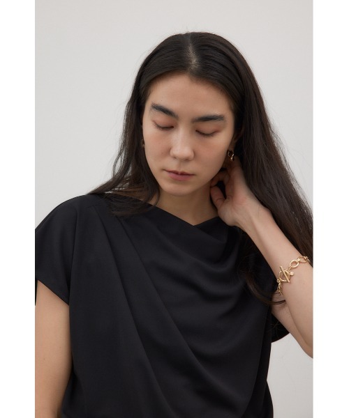 セール】ドレープネックプルオーバー(Tシャツ/カットソー セール】ドレープネックプルオーバー(Tシャツ/カットソー
