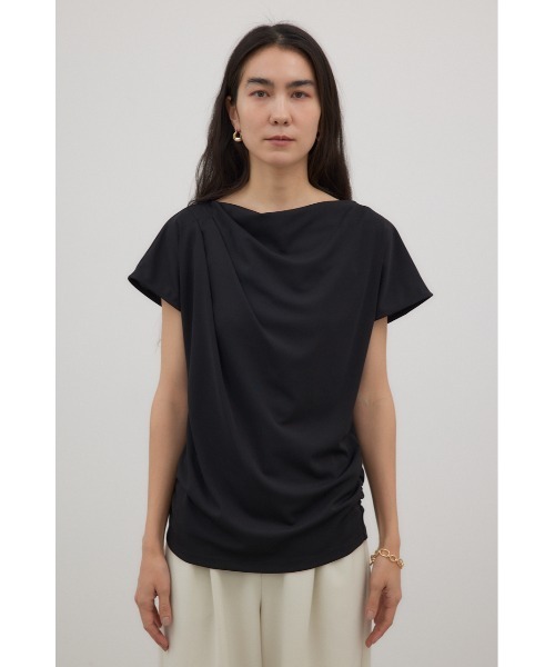 セール】ドレープネックプルオーバー(Tシャツ/カットソー セール】ドレープネックプルオーバー(Tシャツ/カットソー