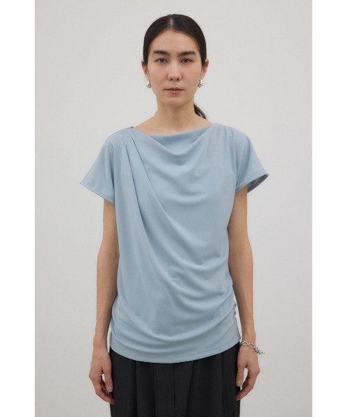 セール】ドレープネックプルオーバー(Tシャツ/カットソー セール】ドレープネックプルオーバー(Tシャツ/カットソー