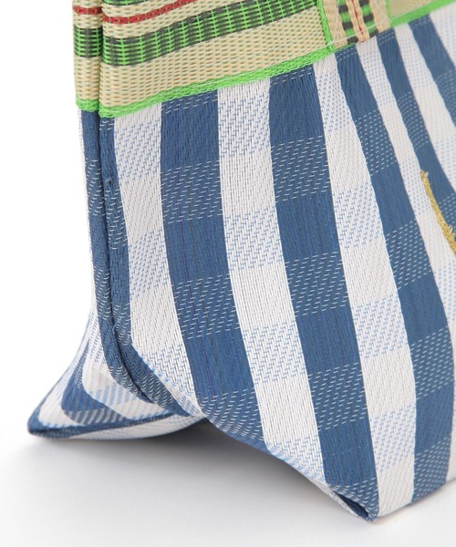 LAKOLE（ラコレ）の「アソートチェックミニロゴトートバッグ / 290895（トートバッグ・レディース・ブルー系その他/イエロー系その他/ブラック/ブラック系その他・FREE）」の7枚目の写真