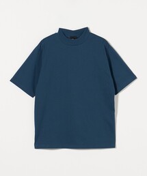 Tシャツ/カットソー（ブルー・ネイビー/青色系・タートルネック