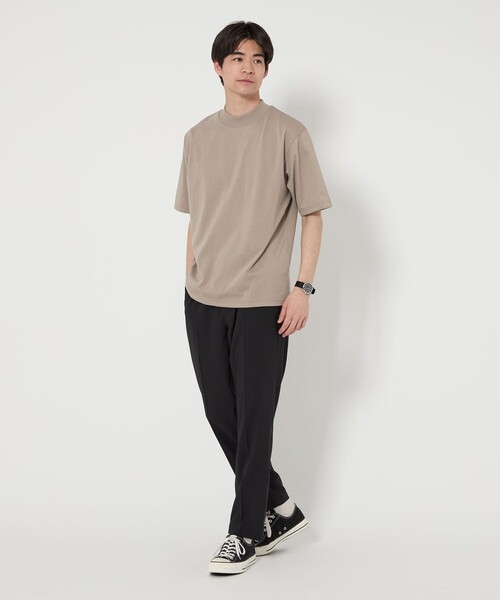 WEB限定】JUST fit デイリー モック 半袖 Tシャツ カットソー