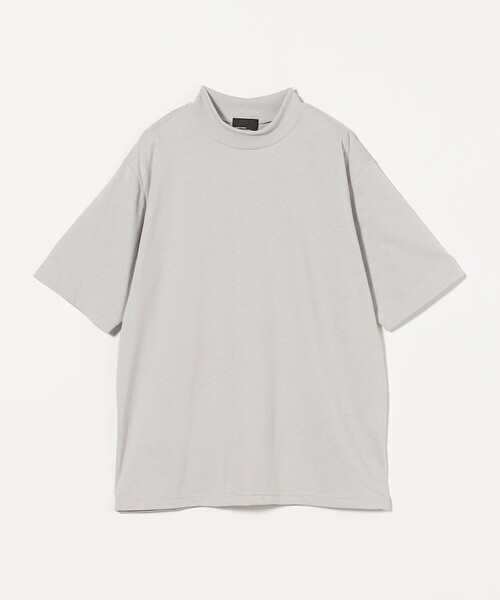 green label relaxing（グリーンレーベルリラクシング）の「【WEB限定】JUST fit デイリー モック 半袖 Ｔシャツ カットソー -吸水速乾・抗菌-（Tシャツ/カットソー・メンズ・ホワイト/ネイビー/ブラック/ライトグレー/モカ/ターコイズブルー系・M/S/L/XL）」の20枚目の写真