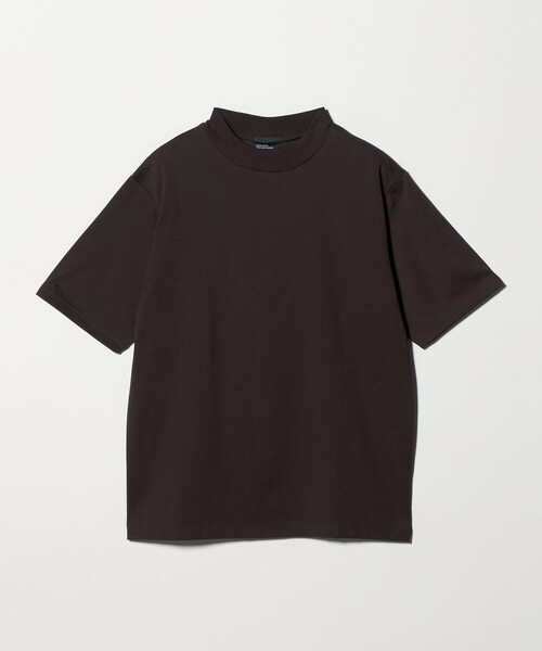 green label relaxing（グリーンレーベルリラクシング）の「【WEB限定】JUST fit デイリー モック 半袖 Ｔシャツ カットソー -吸水速乾・抗菌-（Tシャツ/カットソー・メンズ・ホワイト/ネイビー/ブラック/ライトグレー/モカ/ターコイズブルー系/ダークブラウン/ロイヤルブルー・M/S/L/XL）」の17枚目の写真