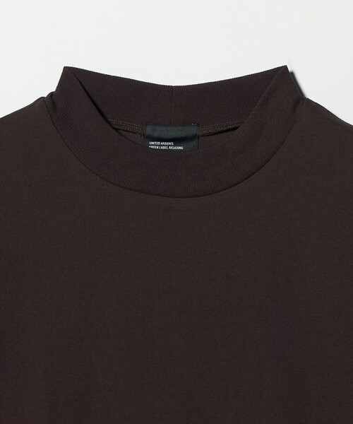 green label relaxing（グリーンレーベルリラクシング）の「【WEB限定】JUST fit デイリー モック 半袖 Ｔシャツ カットソー -吸水速乾・抗菌-（Tシャツ/カットソー・メンズ・ホワイト/ネイビー/ブラック/ライトグレー/モカ/ターコイズブルー系/ダークブラウン/ロイヤルブルー・M/S/L/XL）」の18枚目の写真