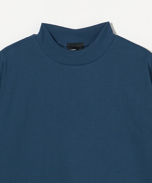 green label relaxing(グリーンレーベルリラクシング)の「【WEB限定】JUST fit デイリー モック 半袖 Tシャツ カットソー -吸水速乾・抗菌-(Tシャツ/カットソー・メンズ・ホワイト/ネイビー/ブラック/ライトグレー/モカ/ターコイズブルー系/ダークブラウン/ロイヤルブルー/ダークグレー・M/S/L/XL)」の19枚目の写真