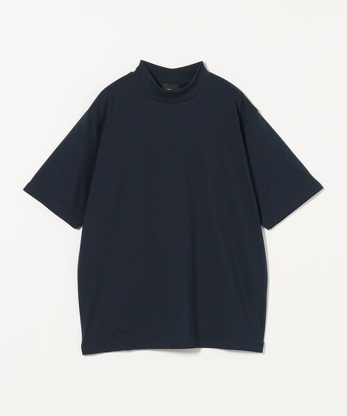 green label relaxing(グリーンレーベルリラクシング)の「【WEB限定】JUST fit デイリー モック 半袖 Tシャツ カットソー -吸水速乾・抗菌-(Tシャツ/カットソー・メンズ・ホワイト/ネイビー/ブラック/ライトグレー/モカ/ターコイズブルー系/ダークブラウン/ロイヤルブルー/ダークグレー・M/S/L/XL)」の17枚目の写真