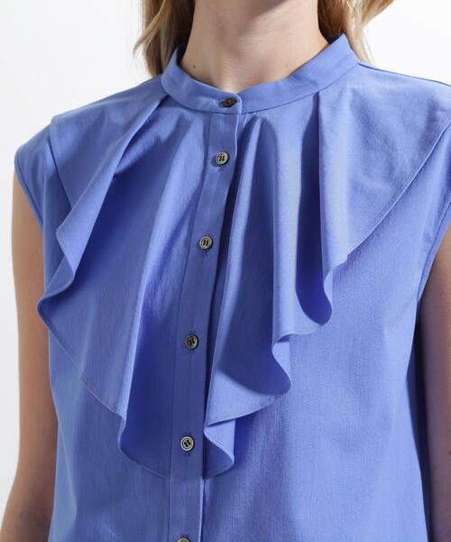 PINKY&DIANNE（ピンキーアンドダイアン）の「◆トリコットラッフルカットソー（Tシャツ/カットソー・レディース・グレー/ブルー/ピンク系その他/ホワイト・38）」の20枚目の写真