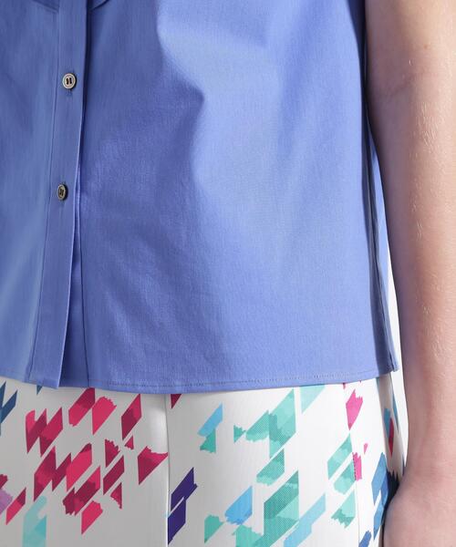 PINKY&DIANNE（ピンキーアンドダイアン）の「◆トリコットラッフルカットソー（Tシャツ/カットソー・レディース・グレー/ブルー/ピンク系その他/ホワイト・38）」の18枚目の写真