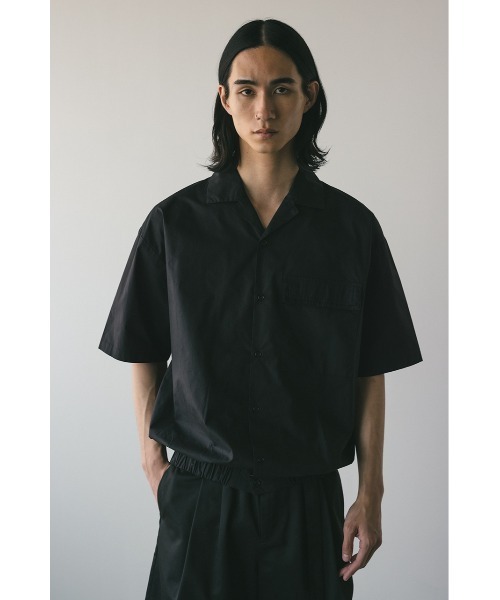 STYLEMIXER（スタイルミキサー）の「オープンカラーフォルムシャツ（シャツ/ブラウス・メンズ・ブラック/ベージュ/ブルー・MEDIUM/LARGE）」の2枚目の写真