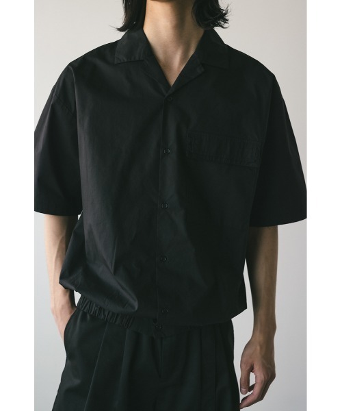 STYLEMIXER（スタイルミキサー）の「オープンカラーフォルムシャツ（シャツ/ブラウス・メンズ・ブラック/ベージュ/ブルー・MEDIUM/LARGE）」の8枚目の写真