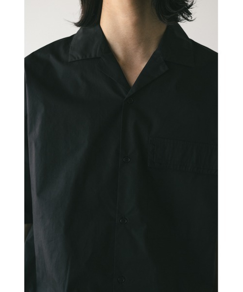 STYLEMIXER（スタイルミキサー）の「オープンカラーフォルムシャツ（シャツ/ブラウス・メンズ・ブラック/ベージュ/ブルー・MEDIUM/LARGE）」の10枚目の写真