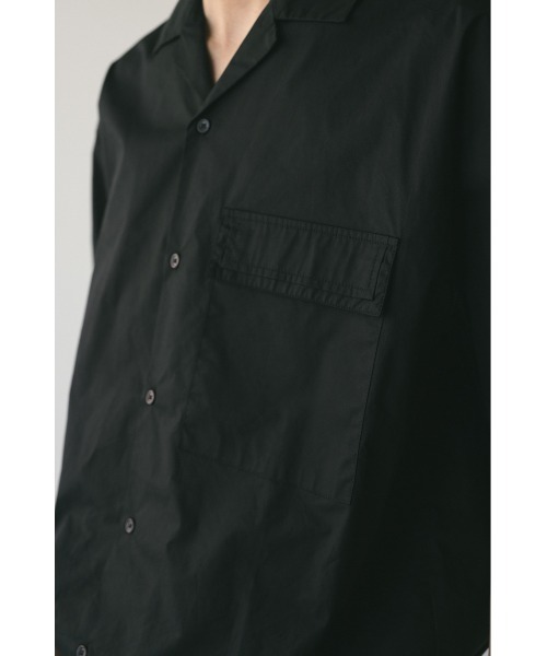 STYLEMIXER（スタイルミキサー）の「オープンカラーフォルムシャツ（シャツ/ブラウス・メンズ・ブラック/ベージュ/ブルー・MEDIUM/LARGE）」の11枚目の写真