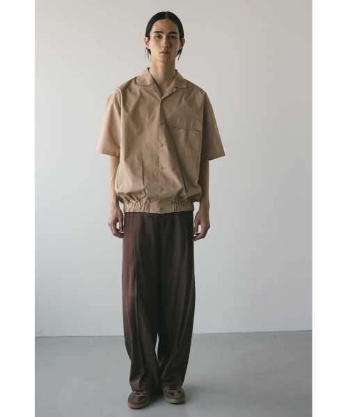 STYLEMIXER（スタイルミキサー）の「オープンカラーフォルムシャツ（シャツ/ブラウス・メンズ・ブラック/ベージュ/ブルー・MEDIUM/LARGE）」の19枚目の写真