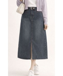 LAUTRE COTE（ロウトレコウト）の「フロントスリットデニムスカート（デニムスカート）」
