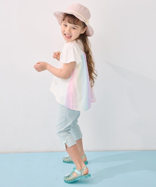 ANY（エニィ）の「ひらひら バックシャンTシャツ（Tシャツ/カットソー・キッズ・ピンク系/ライラック系/アイボリー系・90/110/120/130/100）」の9枚目の写真