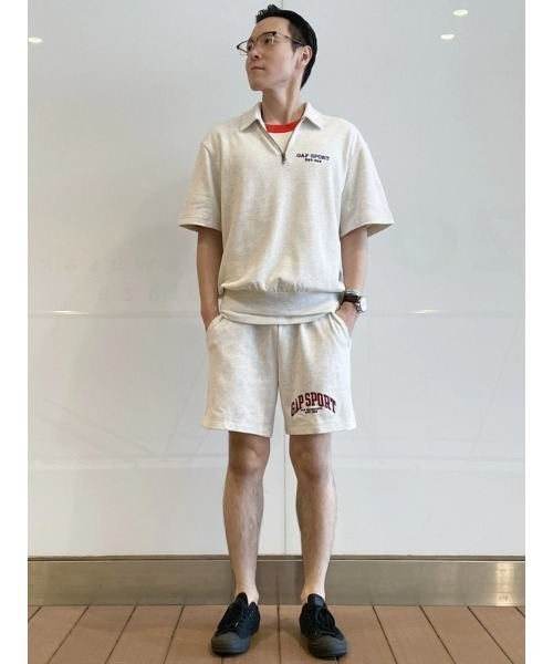 新品GAPギャップビンテージソフトセットアップ サイズL セール】ビンテージソフト SPORT 1/4ジップアッププルオーバー