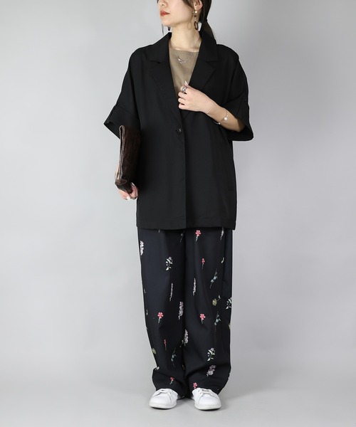 EDIT.FOR LULU ワッシャー リラックスジャケット 今季 ワッシャー リラックスジャケット EDIT. FOR LULU