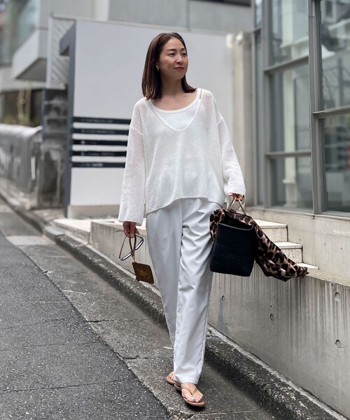 SANRAMI（サンラミ）の「【SANRAMI/サンラミ】【松葉☆別注アイテム】リングハンドルメルカドバッグ（かごバッグ・レディース・ブラック/ブラウン・FREE）」の8枚目の写真