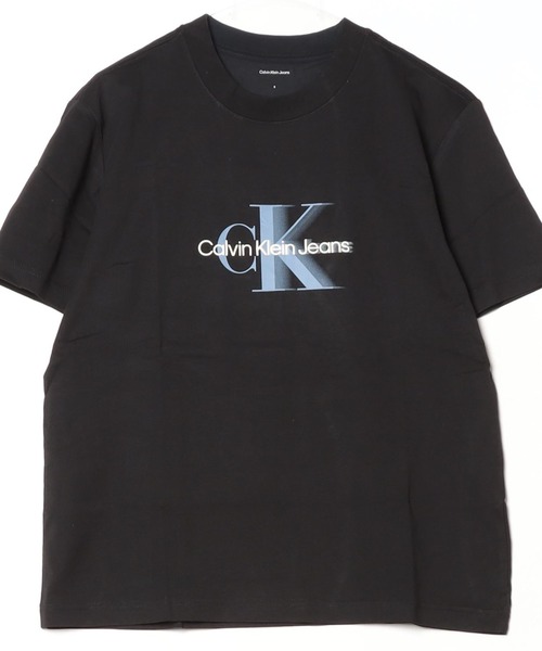 Calvin Klein Jeans（カルヴァンクラインジーンズ）の「Calvin Klein Jeans カルバンクラインジーンズ MONOLOGO SHIFT TEE ショートスリーブロゴTシャツ（Tシャツ/カットソー・メンズ・ブラック/ブルー/ホワイト/ホワイト系その他・M/L/XL/S）」の3枚目の写真