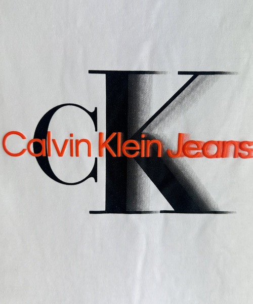 Calvin Klein Jeans（カルヴァンクラインジーンズ）の「Calvin Klein Jeans カルバンクラインジーンズ MONOLOGO SHIFT TEE ショートスリーブロゴTシャツ（Tシャツ/カットソー・メンズ・ブラック/ブルー/ホワイト/ホワイト系その他・M/L/XL/S）」の6枚目の写真