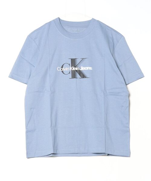 Calvin Klein Jeans（カルヴァンクラインジーンズ）の「Calvin Klein Jeans カルバンクラインジーンズ MONOLOGO SHIFT TEE ショートスリーブロゴTシャツ（Tシャツ/カットソー・メンズ・ブラック/ブルー/ホワイト/ホワイト系その他・M/L/XL/S）」の21枚目の写真