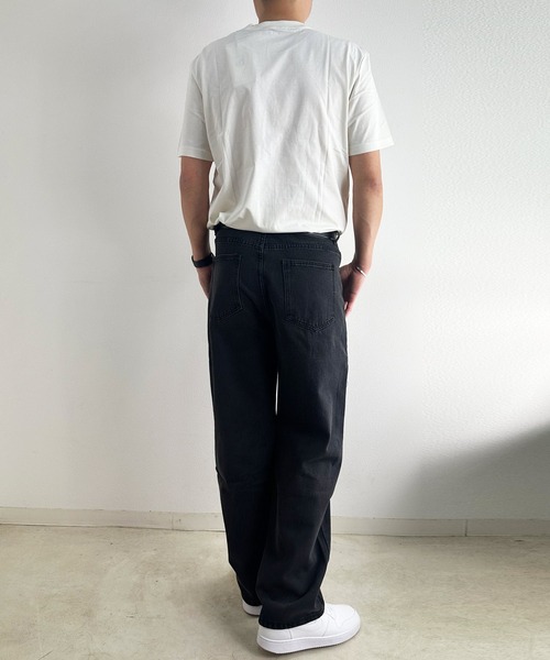 Calvin Klein Jeans（カルヴァンクラインジーンズ）の「Calvin Klein Jeans カルバンクラインジーンズ MONOLOGO SHIFT TEE ショートスリーブロゴTシャツ（Tシャツ/カットソー・メンズ・ブラック/ブルー/ホワイト/ホワイト系その他・M/L/XL/S）」の13枚目の写真