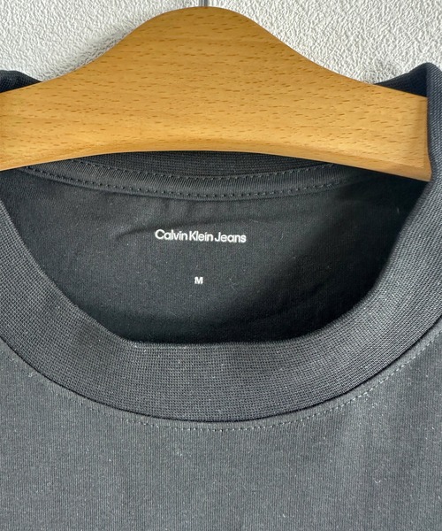 Calvin Klein Jeans（カルヴァンクラインジーンズ）の「Calvin Klein Jeans カルバンクラインジーンズ MONOLOGO SHIFT TEE ショートスリーブロゴTシャツ（Tシャツ/カットソー・メンズ・ブラック/ブルー/ホワイト/ホワイト系その他・M/L/XL/S）」の22枚目の写真