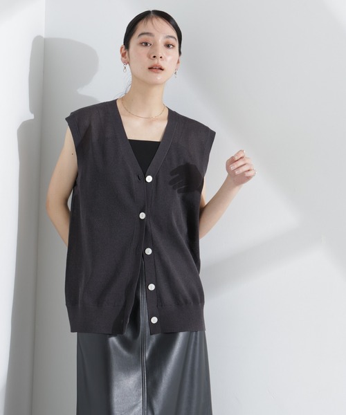 未使用 Ex ROBE ナノユニバース ジレ ベスト 2 卸売 未使用 2 ベスト ジレ ナノユニバース ROBE Ex トップス